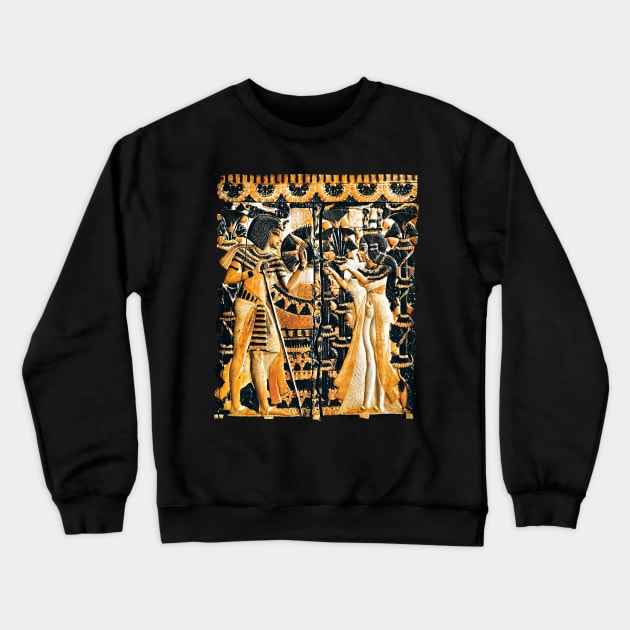 KING TUT's WEDDING (Egyptian Tutankhamun) Crewneck Sweatshirt by CRWPROD